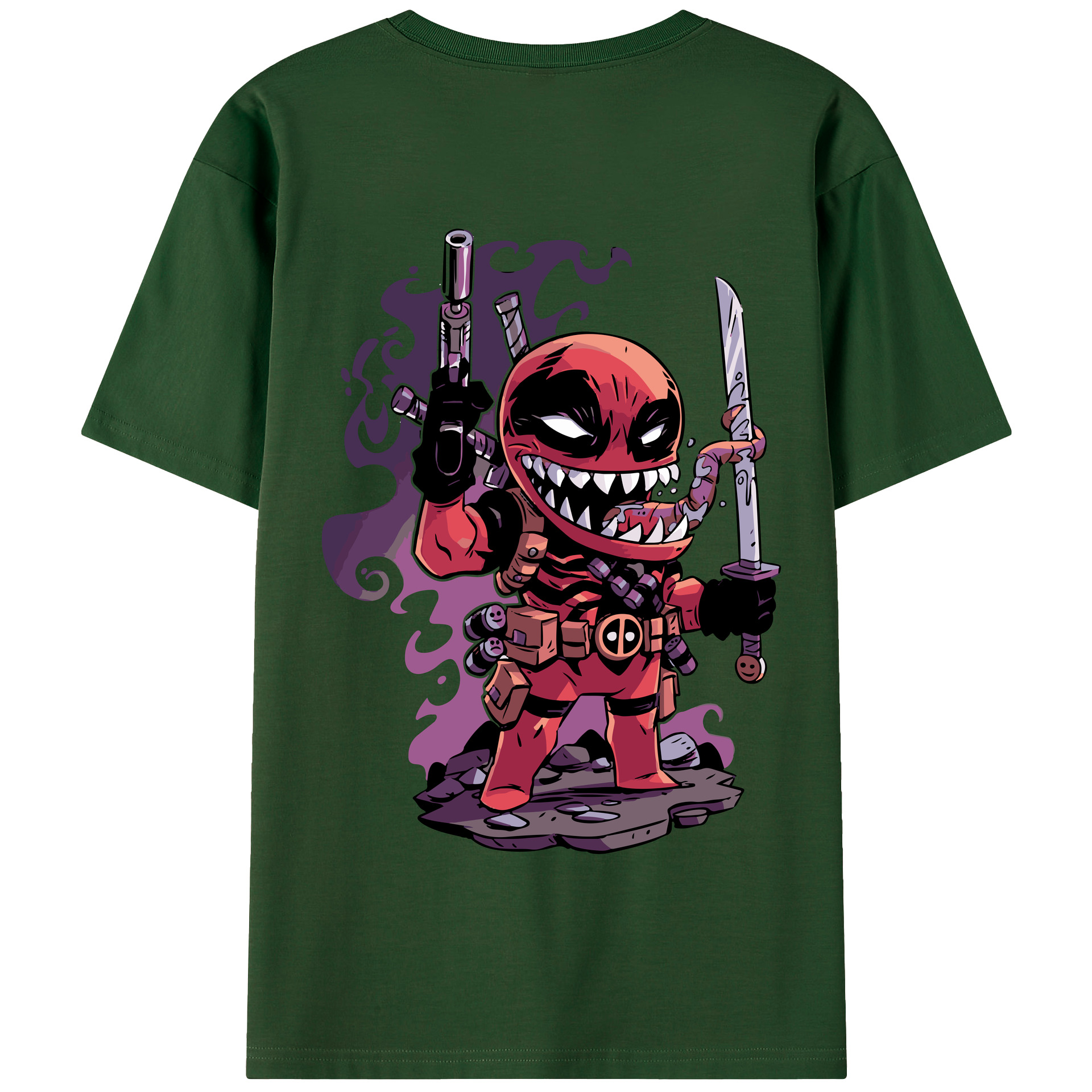 （画像用） アベンジャーズ The Avengers 綿100％半袖Tシャツ（背面プリント）